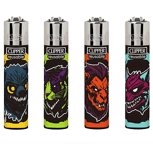 Encendedor Clipper Animals Zombies 