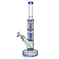 SYFY Bong Straight Tube Double Tree Perc 38cm - Miniatura 1