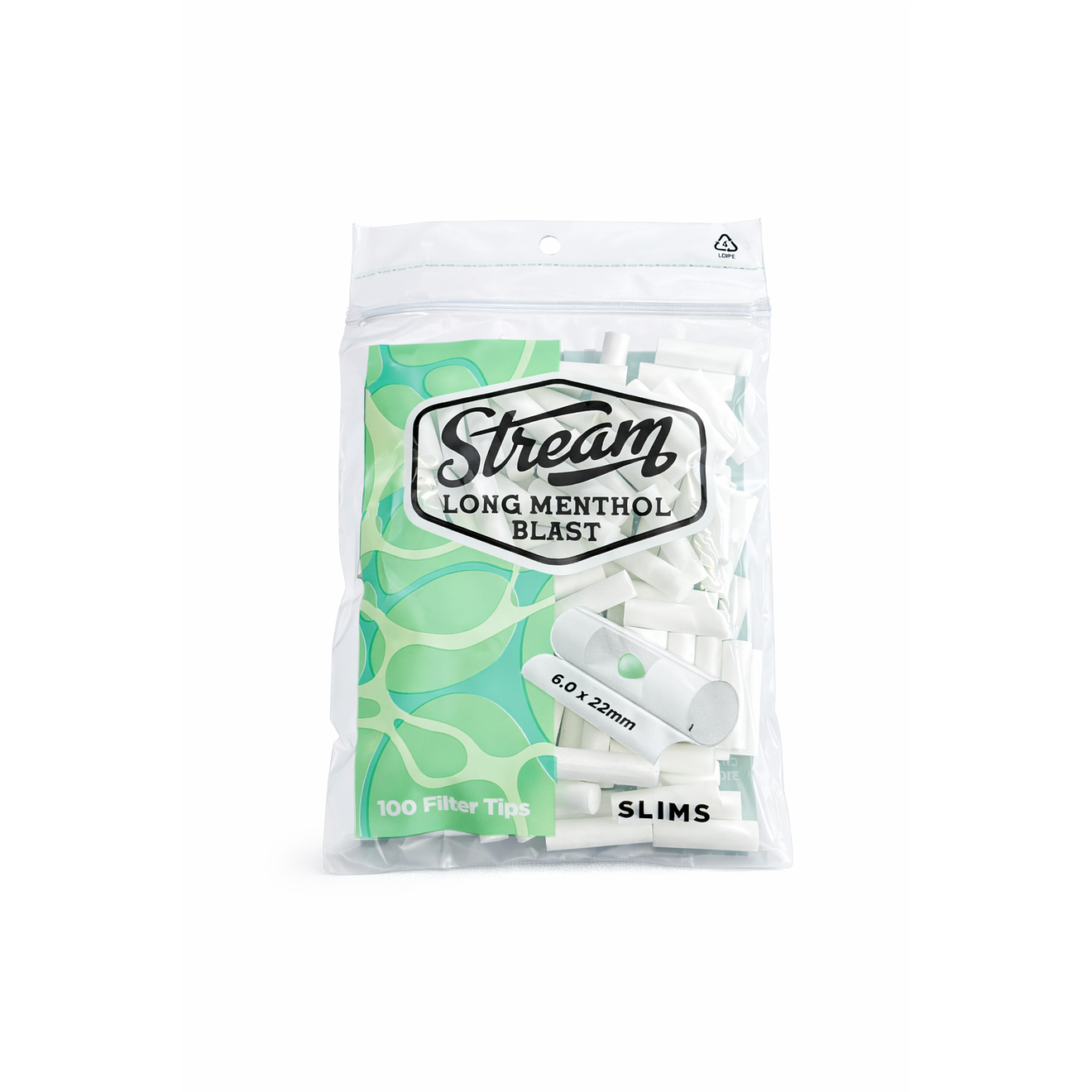 Filtro Stream Slim Long Menthol Click 6mm 1