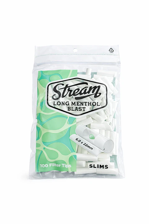 Filtro Stream Slim Long Menthol Click 6mm