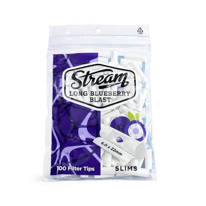 Filtro Stream Slim Long Blueberry Click 6mm 1
