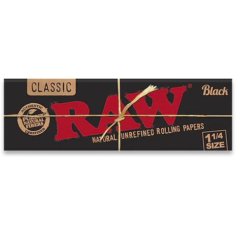 Papelillos RAW Black 1 1/4
