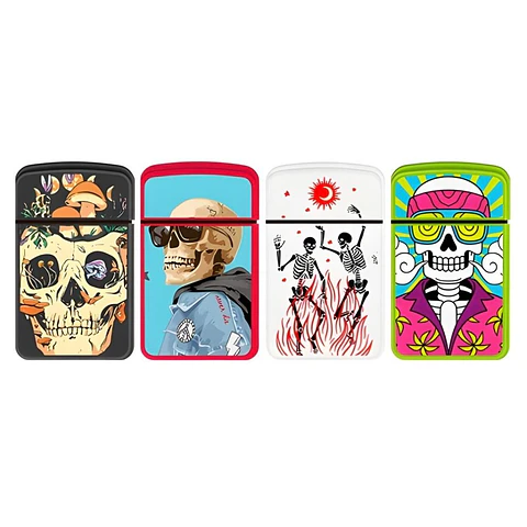 Zengaz Encendedor Soplete Skulls 4