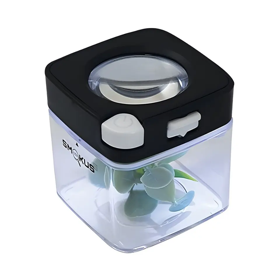 Smokus Focus Contenedor Luz + Lupa Comet 2