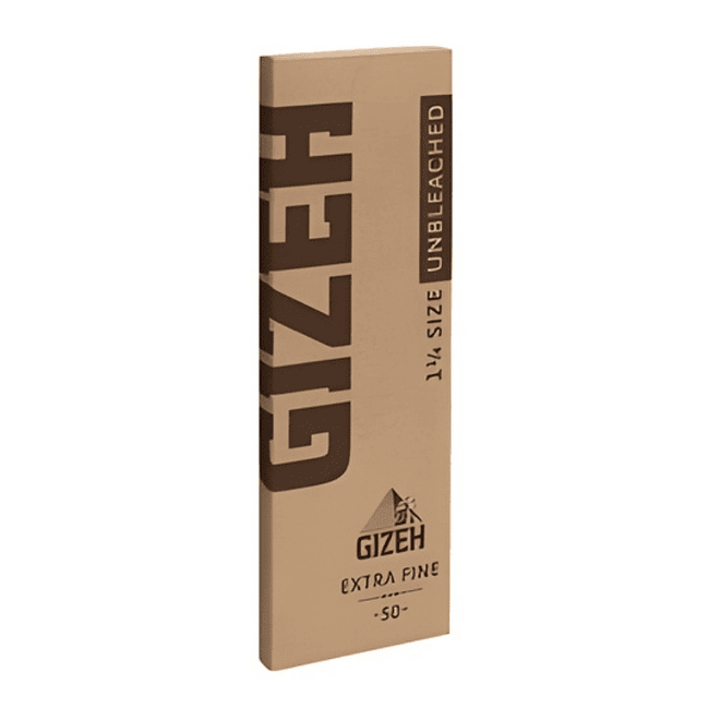 Papelillos Gizeh Unbleached Extra Fine 1 1/4 1