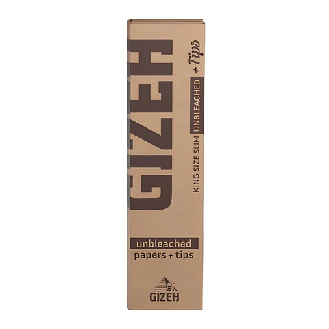 Papelillos Gizeh Unbleached King Size + Tips