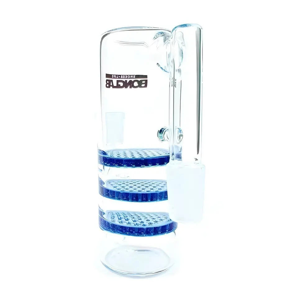 BongLab AtrapaCenizas Triple HoneyComb - Macho 14mm 1