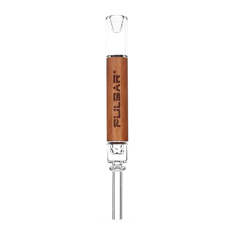 Pulsar Nectar Quartz & Rosewood Dab Straw 15 cm