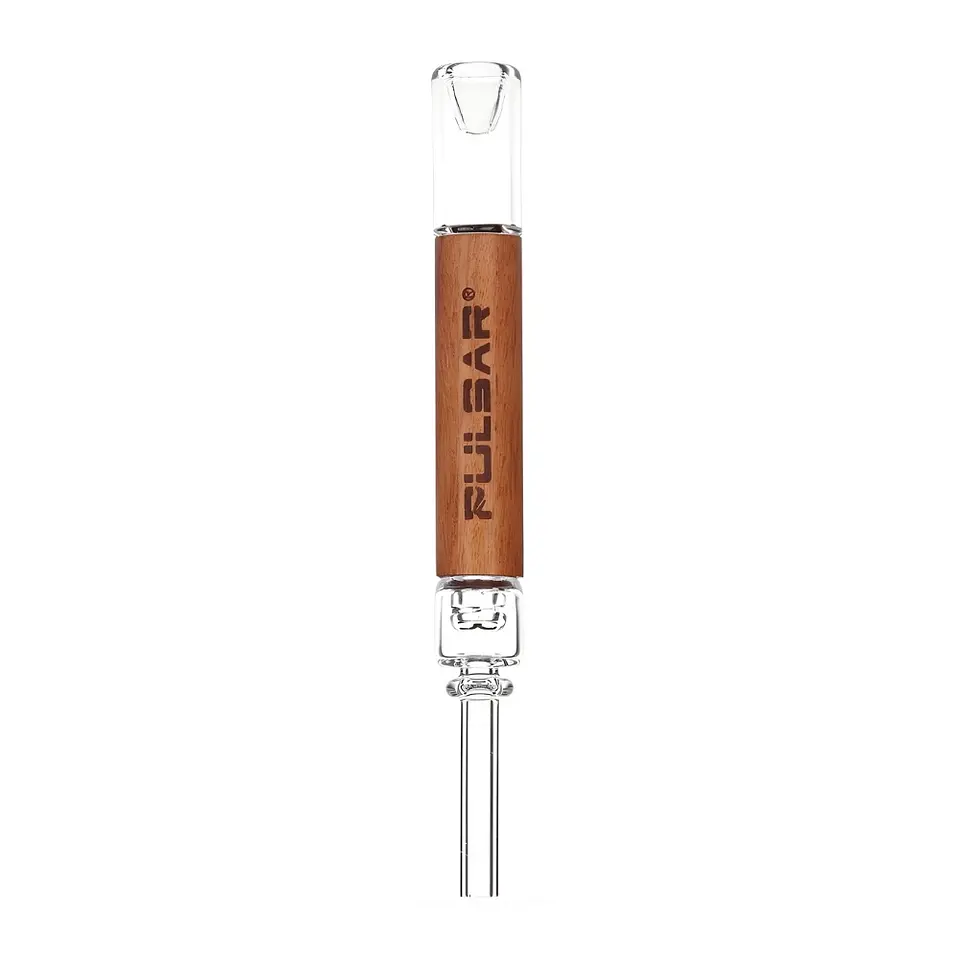 Pulsar Nectar Quartz & Rosewood Dab Straw 15 cm 1