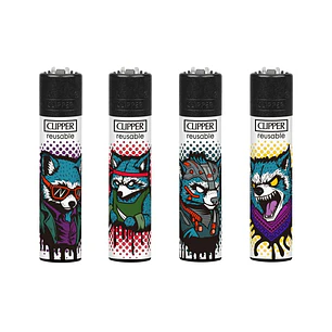 Encendedor Clipper Racoons