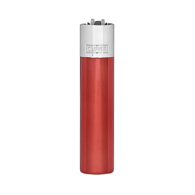 Encendedor Clipper Metálico Silver Devil 3