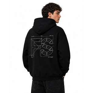 Polerón Hoodie Geometico - Fumetas x Endless