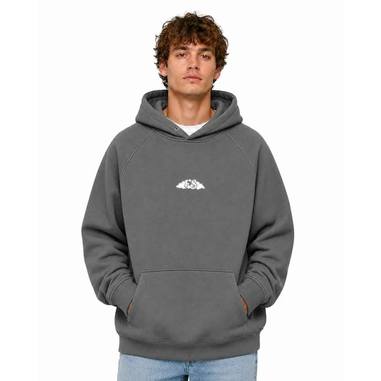 Polerón Hoodie Nube Gris- Fumetas x Endless 1