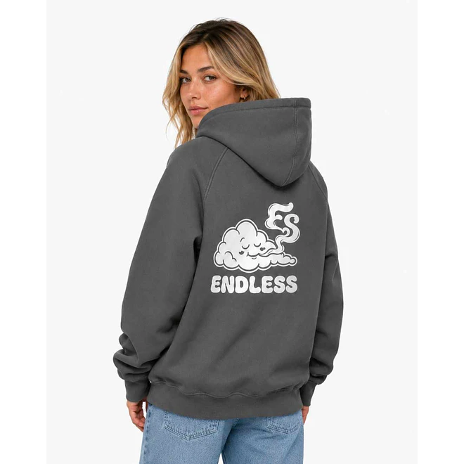 Polerón Hoodie Nube Gris- Fumetas x Endless 3
