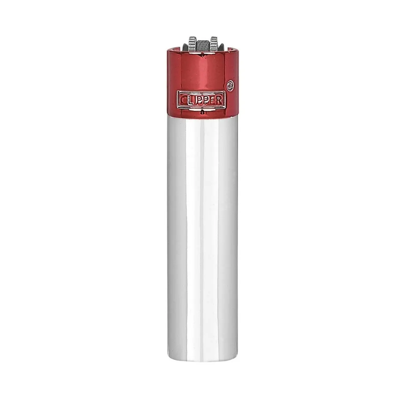 Encendedor Clipper Metálico Silver Devil 4