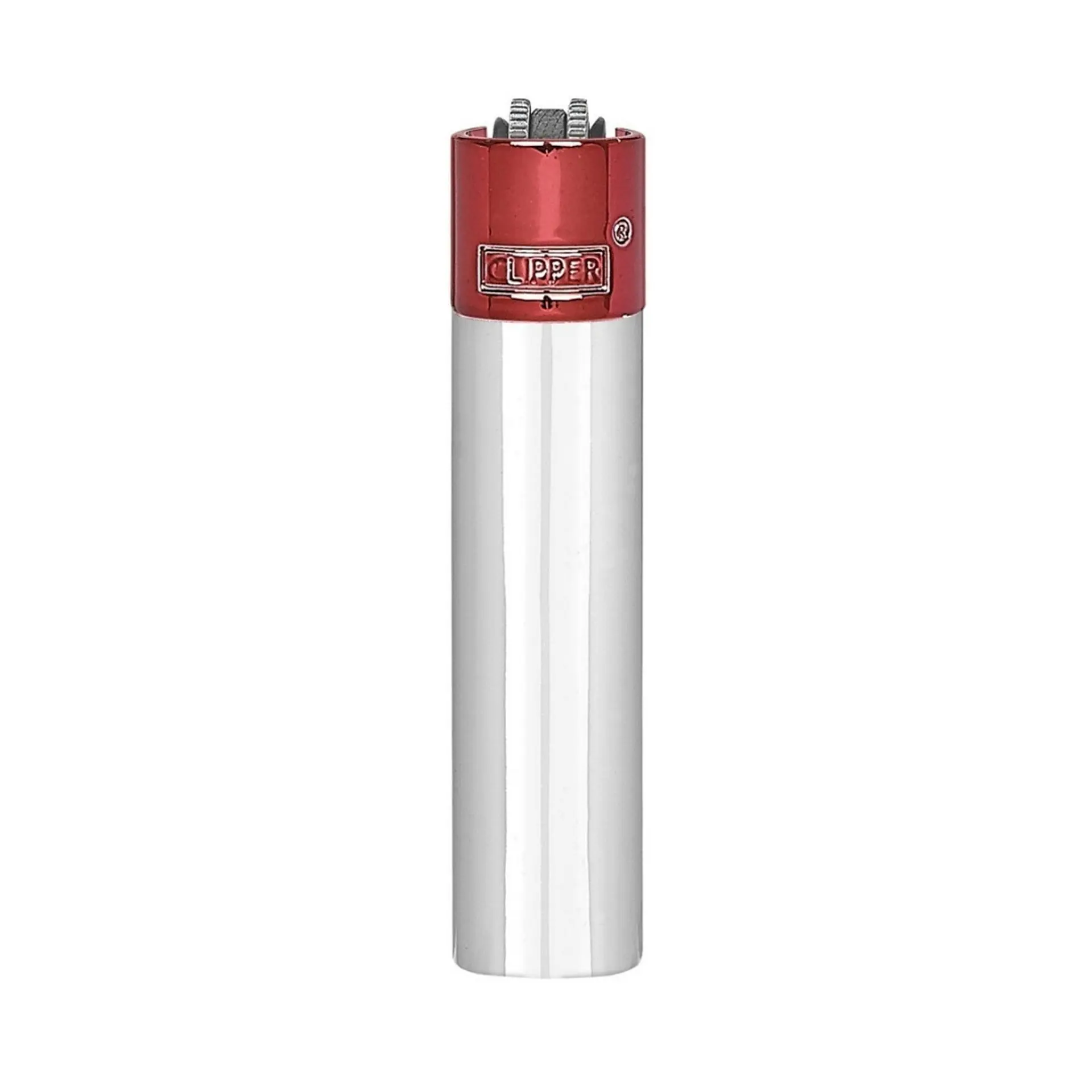Encendedor Clipper Metálico Silver Devil 4