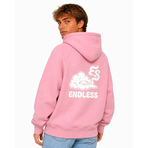 Polerón Hoodie Nube Rosa - Fumetas x Endless
