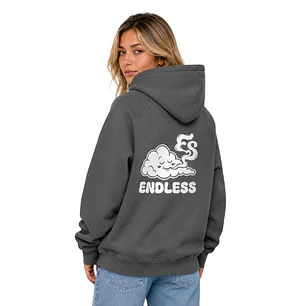 Polerón Hoodie Nube Gris - Fumetas x Endless