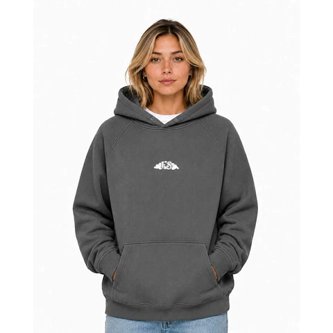 Polerón Hoodie Nube Gris - Fumetas x Endless
