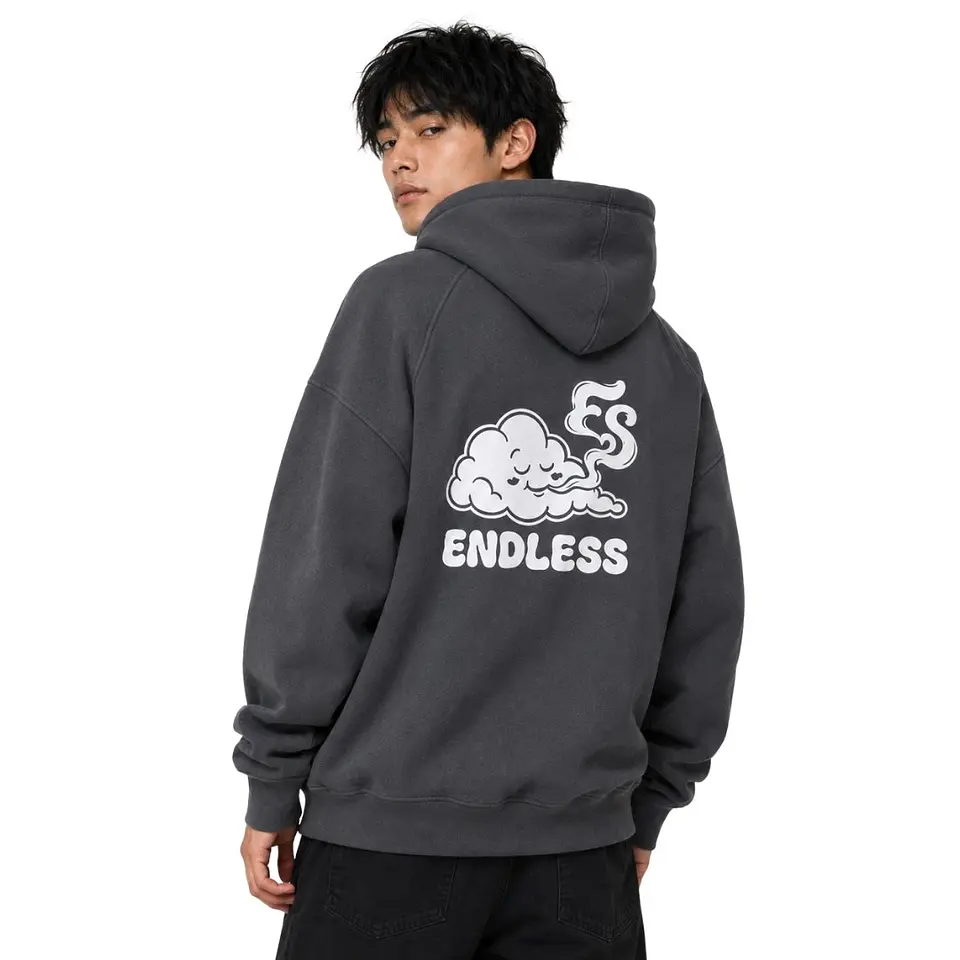 Polerón Hoodie Nube Gris - Fumetas x Endless 3