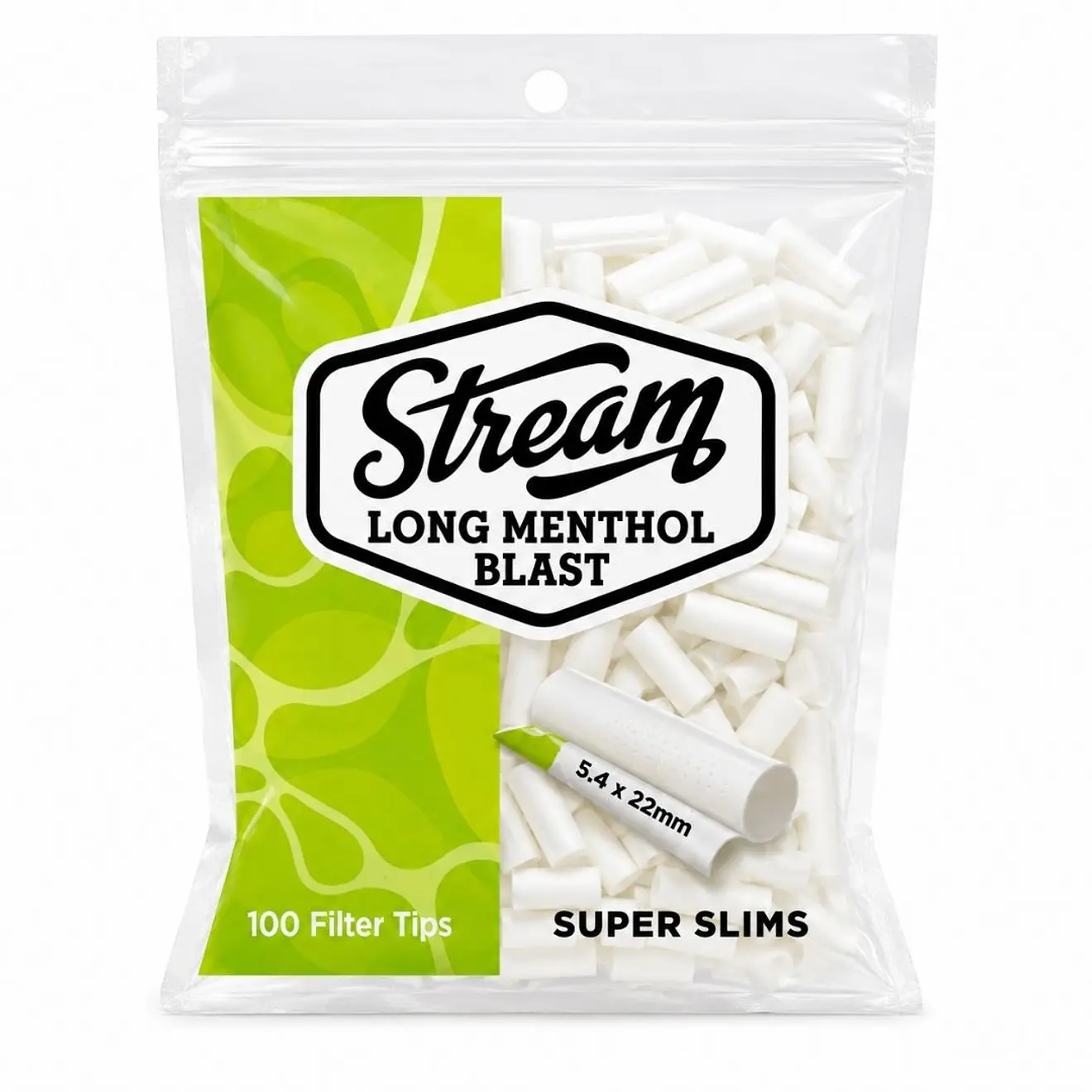 Filtro Stream Super Slim Long Menthol Click 5.4mm 1
