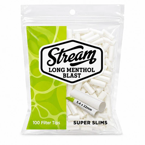 Filtro Stream Super Slim Long Menthol Click 5.4mm