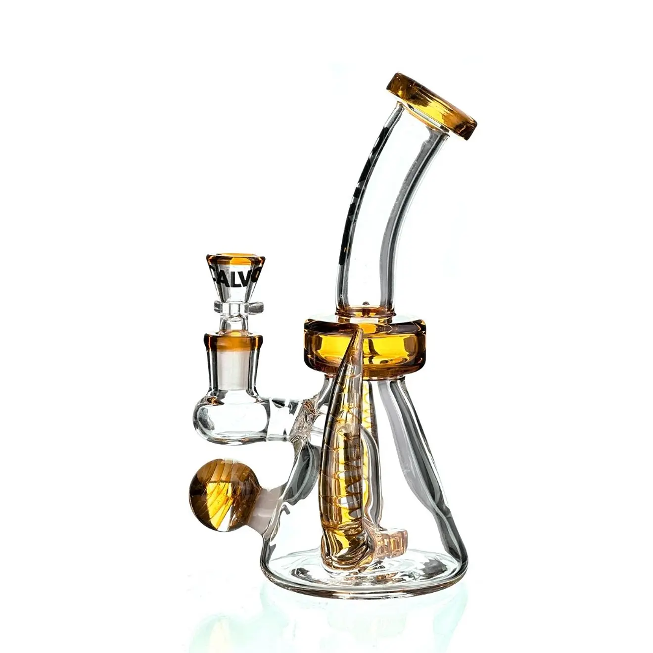 Calvo G﻿l﻿a﻿s﻿s Bong Space Horn Rig 21cm 3