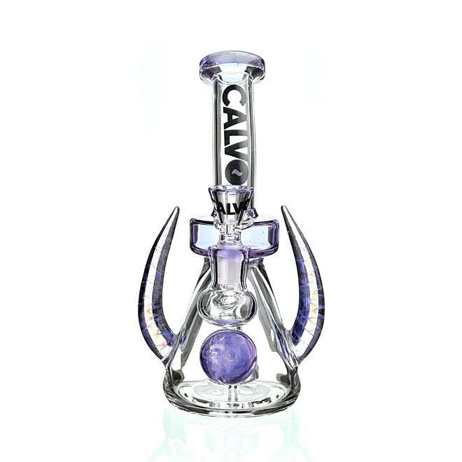 Calvo G﻿l﻿a﻿s﻿s Bong Space Horn Rig 21cm 7