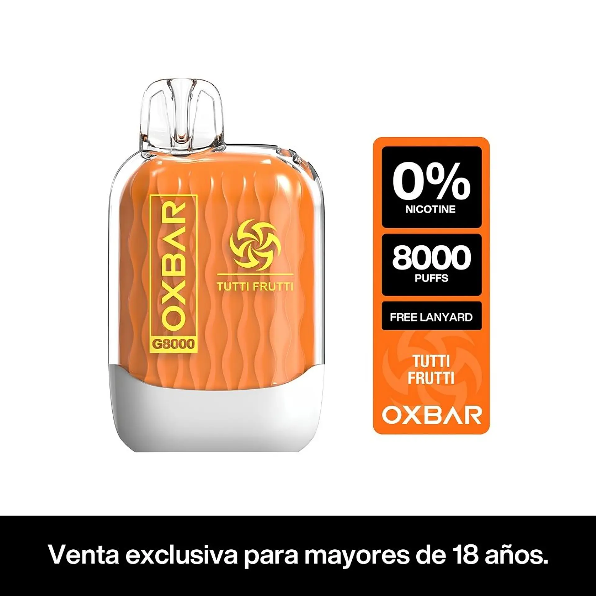 Oxbar Vaporizador Desechable G8K Puffs 7