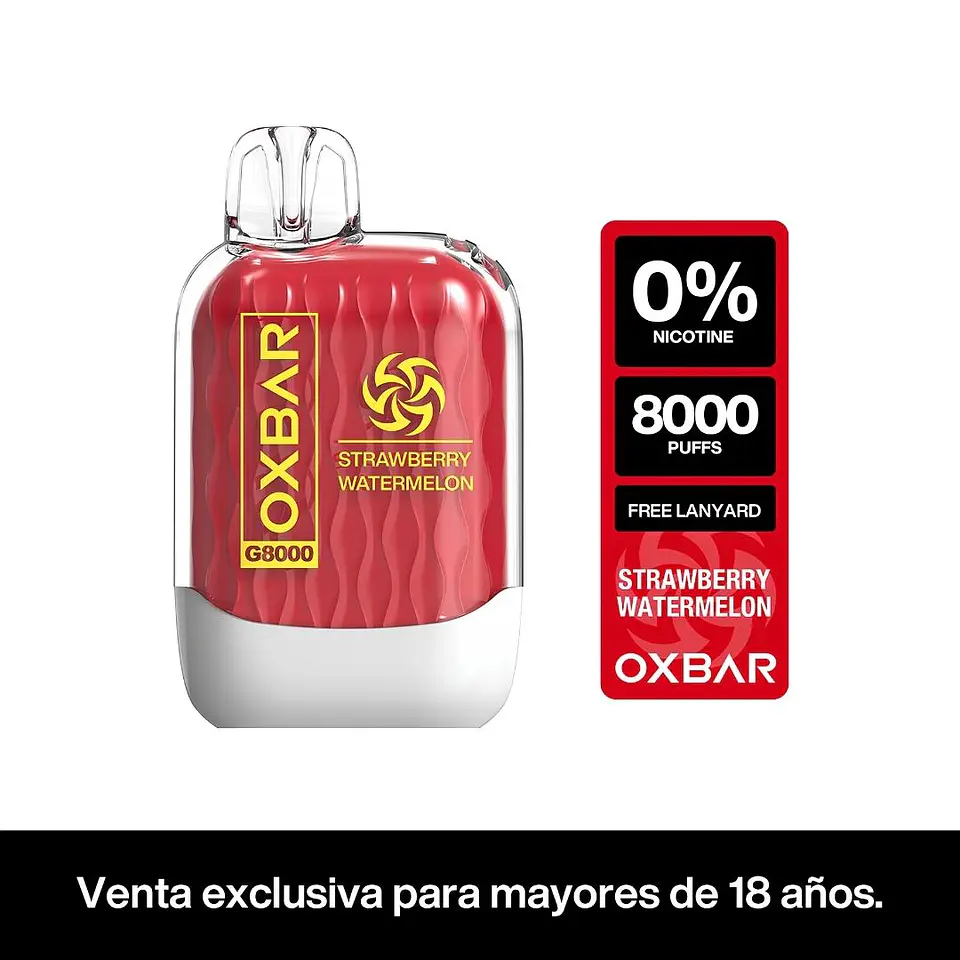 Oxbar Vaporizador Desechable G8K Puffs 9
