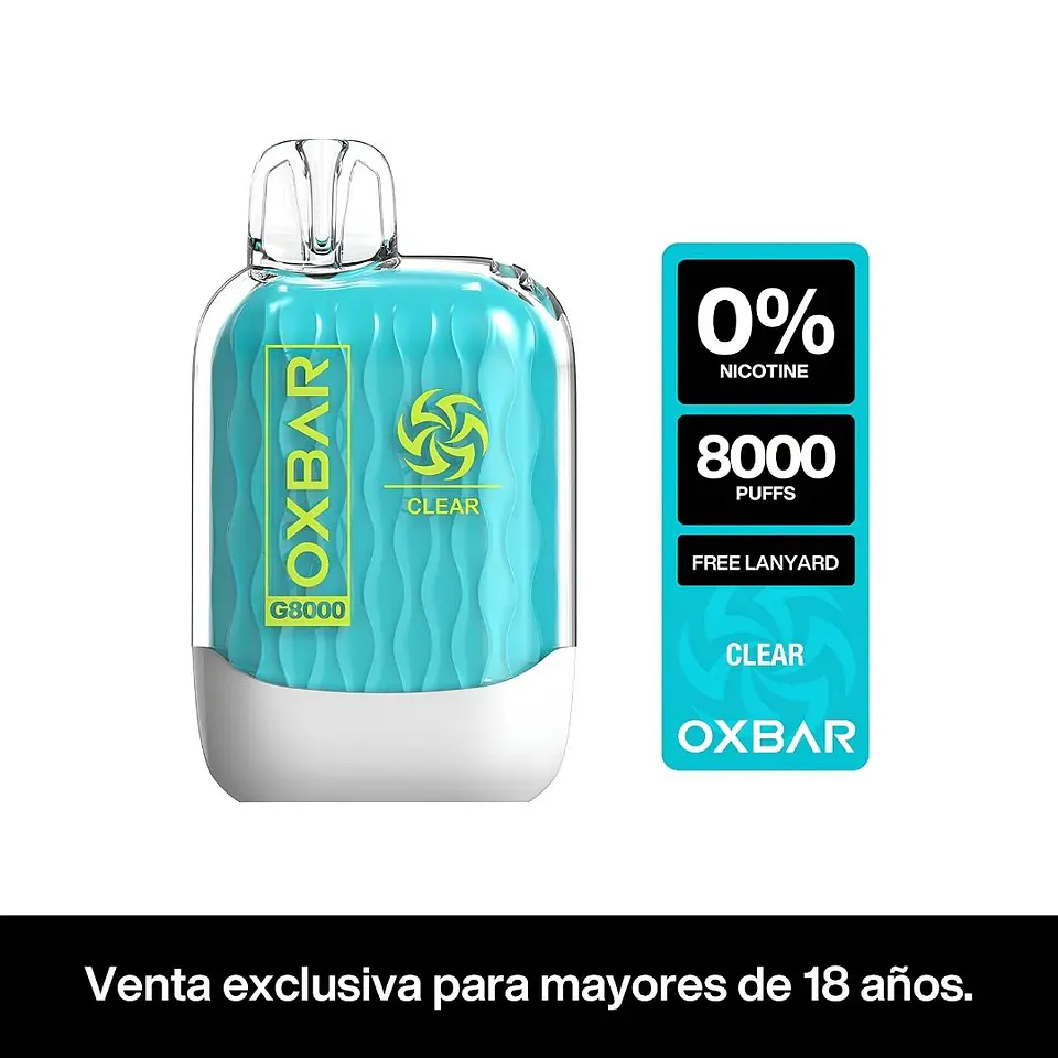 Oxbar Vaporizador Desechable G8K Puffs 11