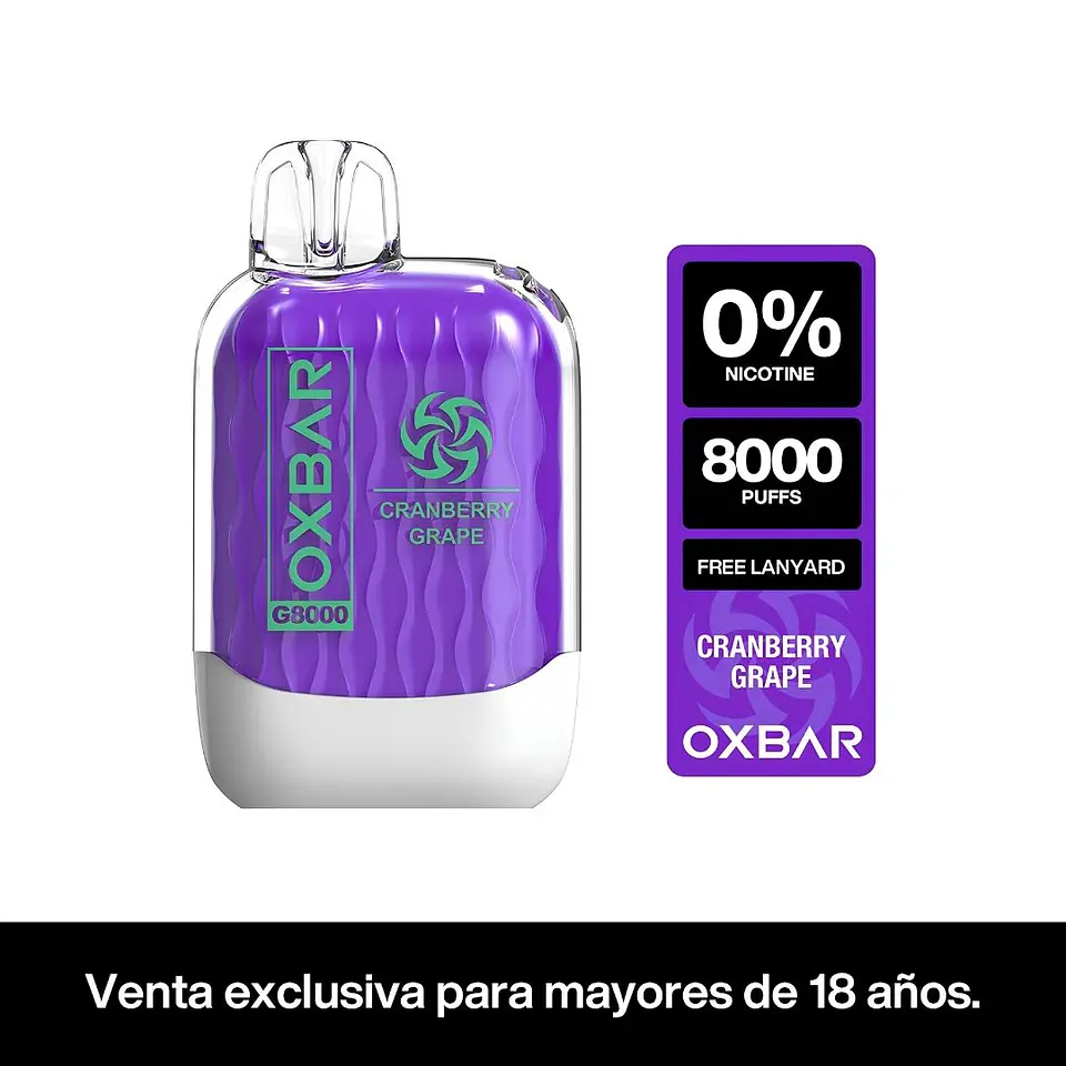 Oxbar Vaporizador Desechable G8K Puffs 5
