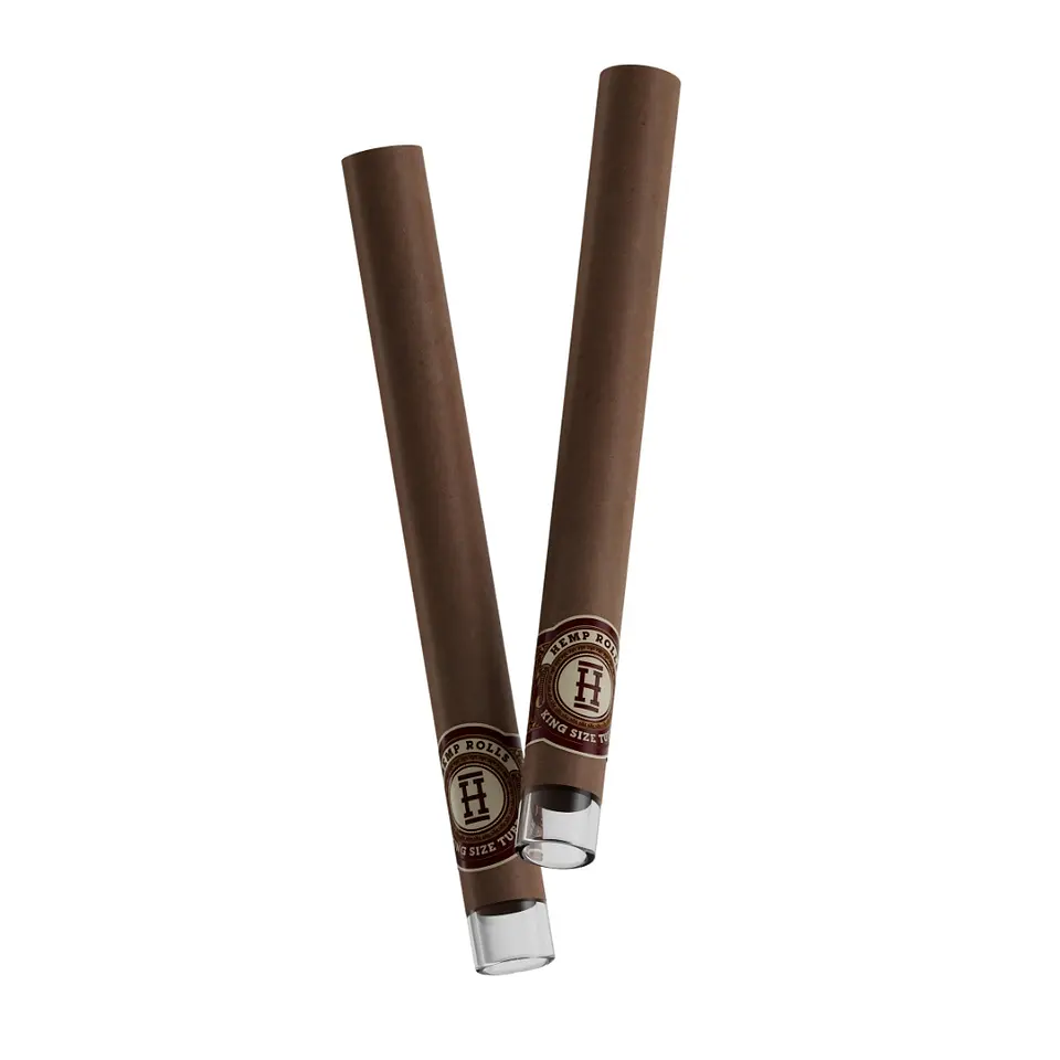 Hemper Hemp Rolls + Glass Tips King Size - Sabores 8