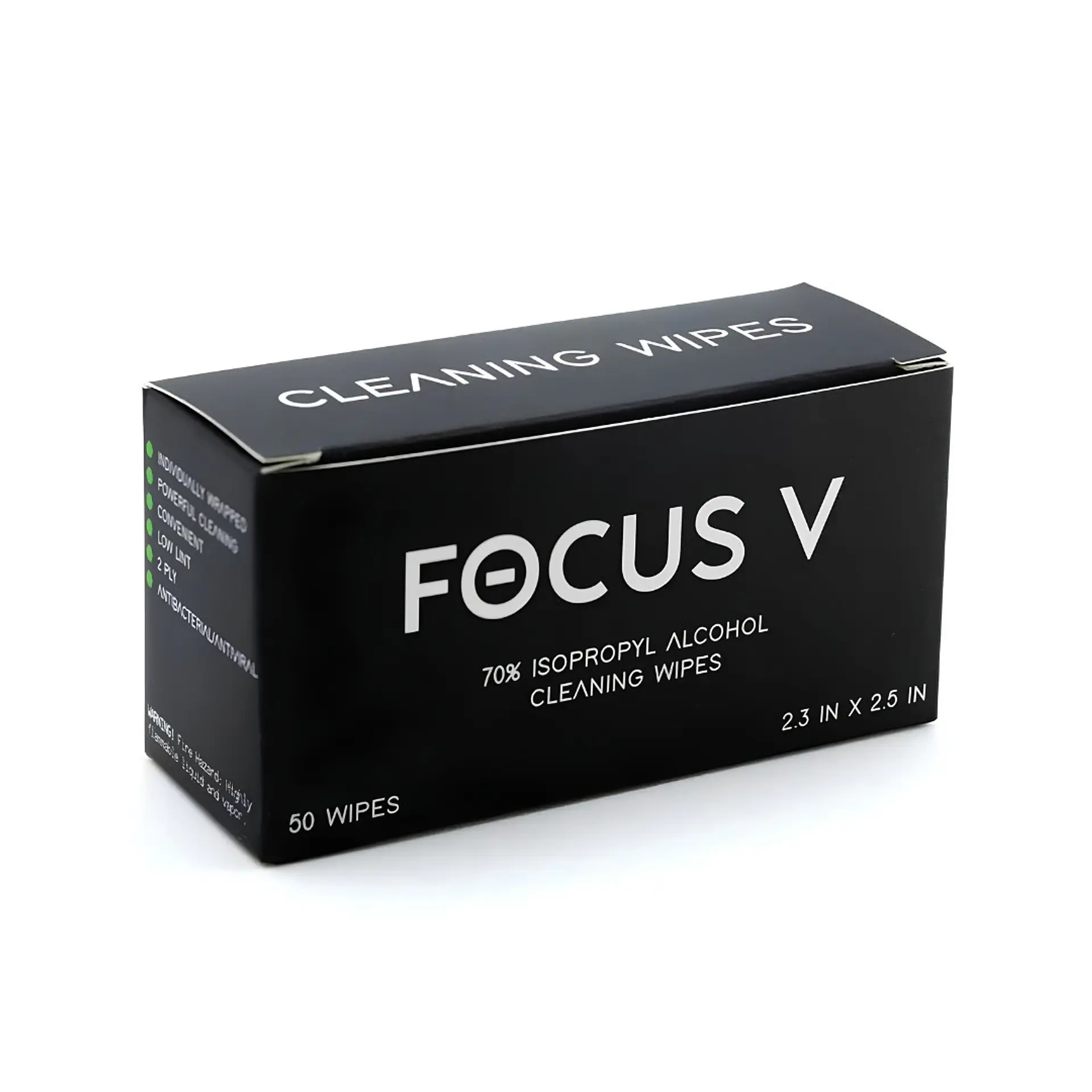 Focus V Wipes – Toallitas de Limpieza 50 uds 1