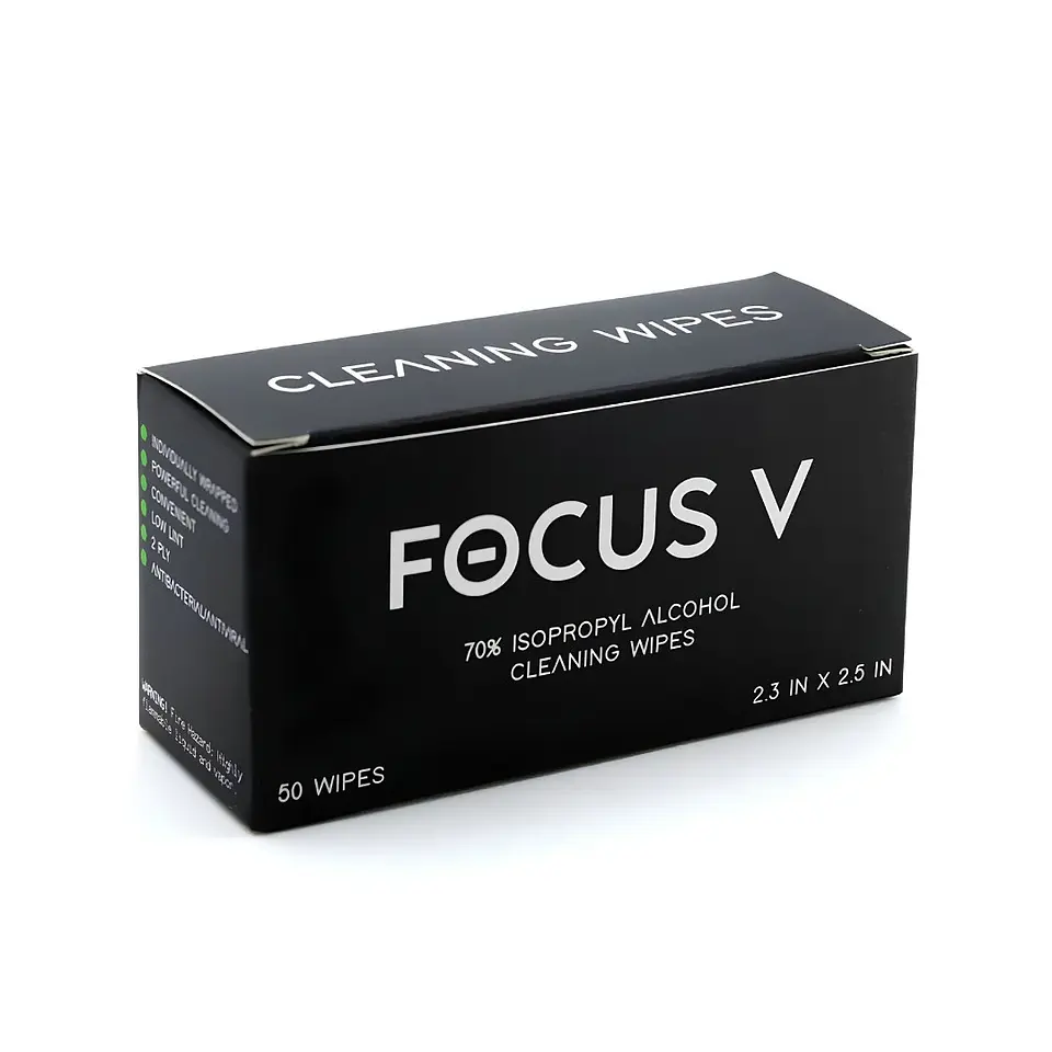 Focus V Wipes – Toallitas de Limpieza 50 uds 1