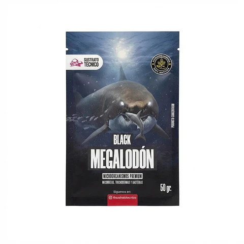 Sustrato Técnico Black Megalodón 50 gr.