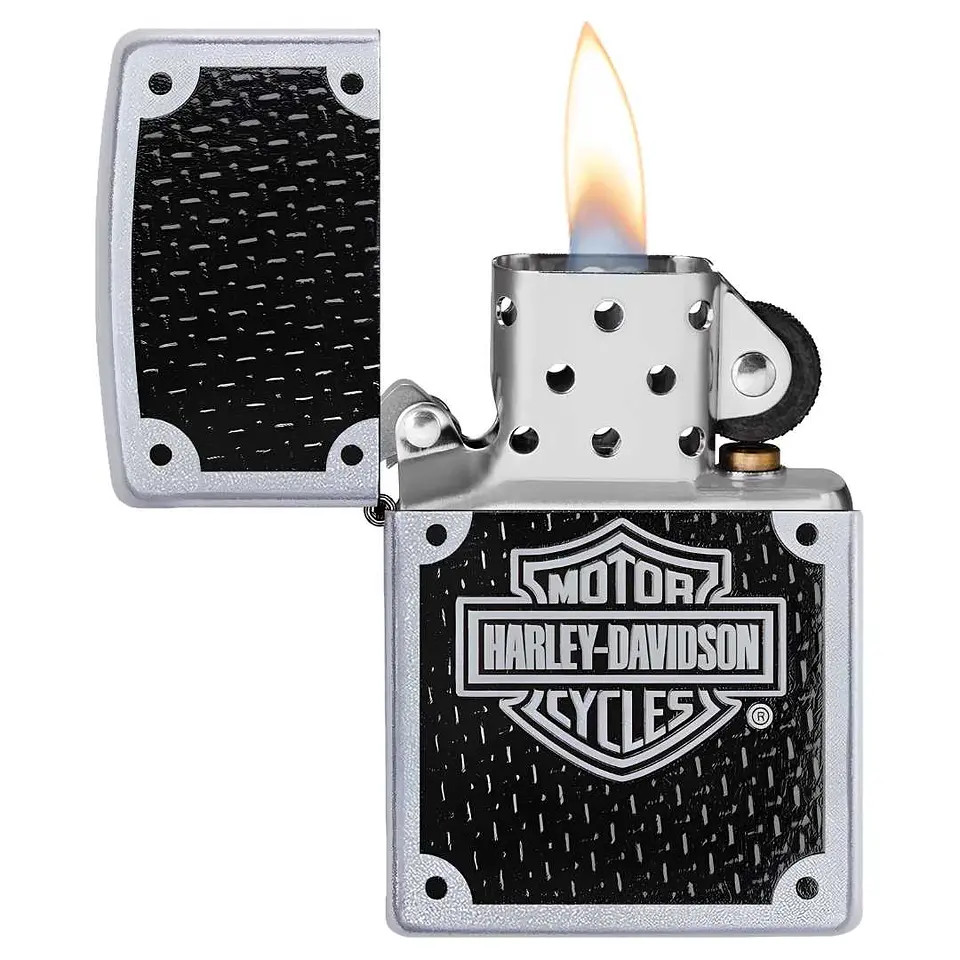 Encendedor Zippo Harley Davidson Carbon Fiber 2
