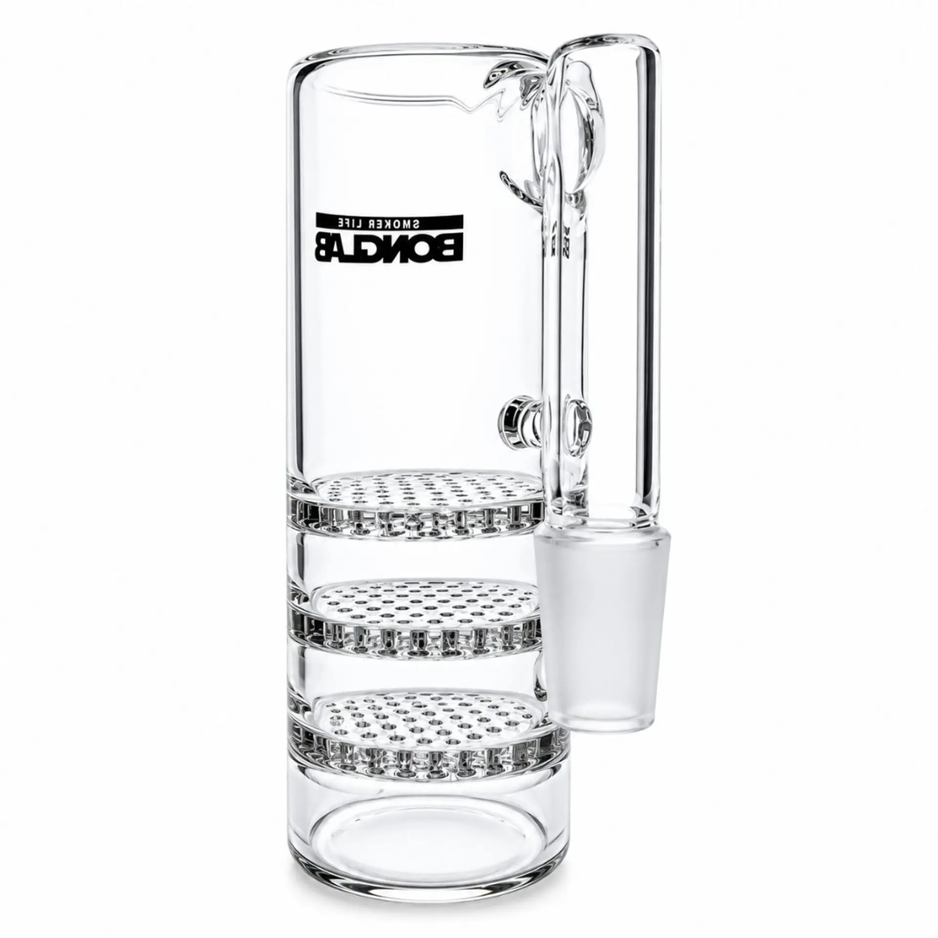 BongLab AtrapaCenizas Triple HoneyComb - Macho 14mm 3