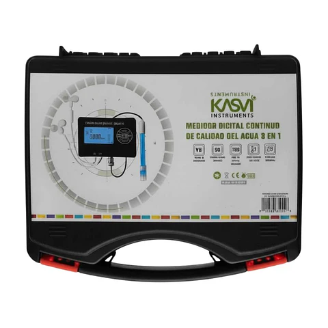 Kasvi Medidor pH / EC / TDS Digital Continuo 5 en 1