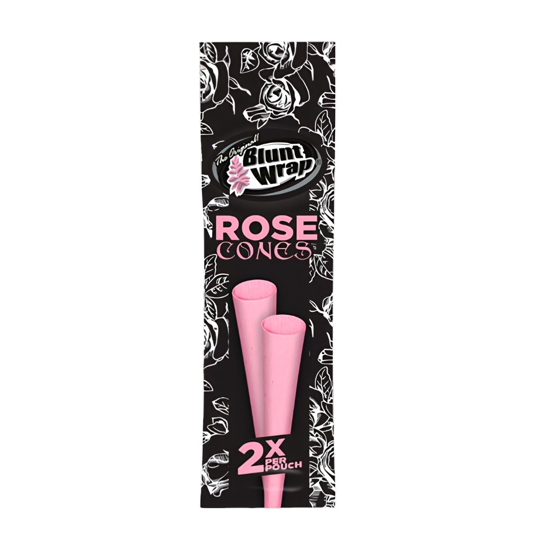 Blunt Wrap Rose Cones x2