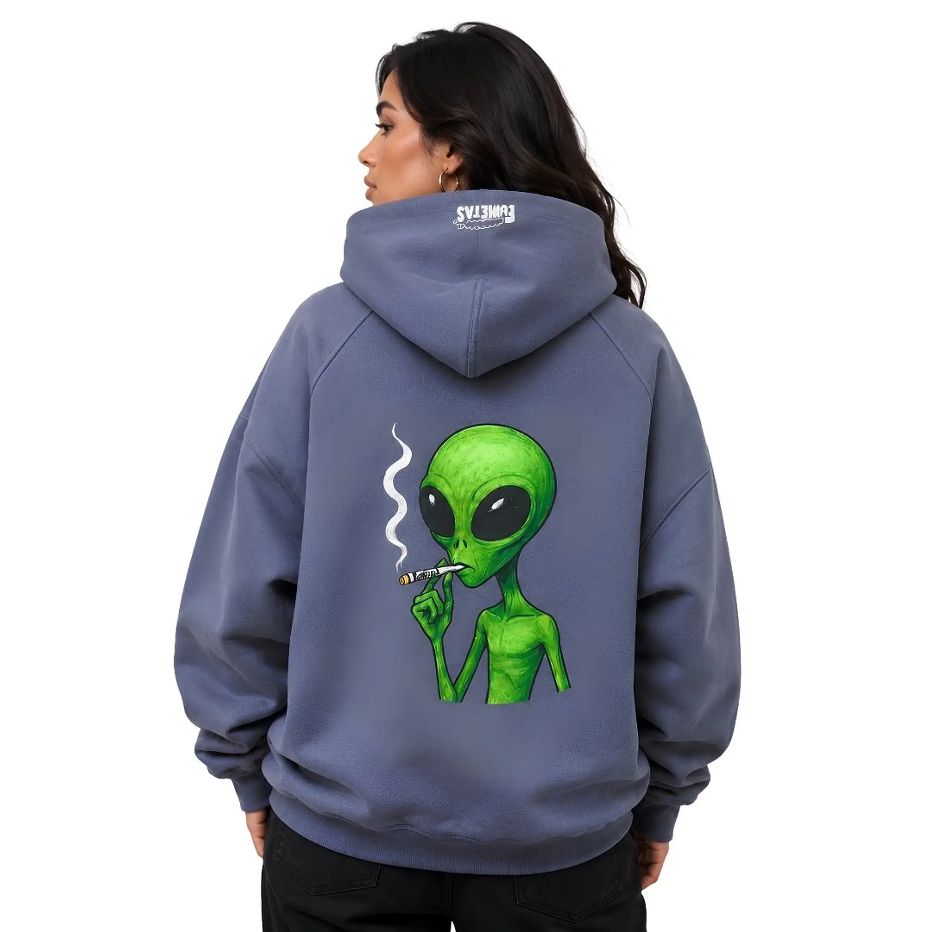 Polerón Hoodie Gris Alien En El Viaje - Fumetas x Endless 3