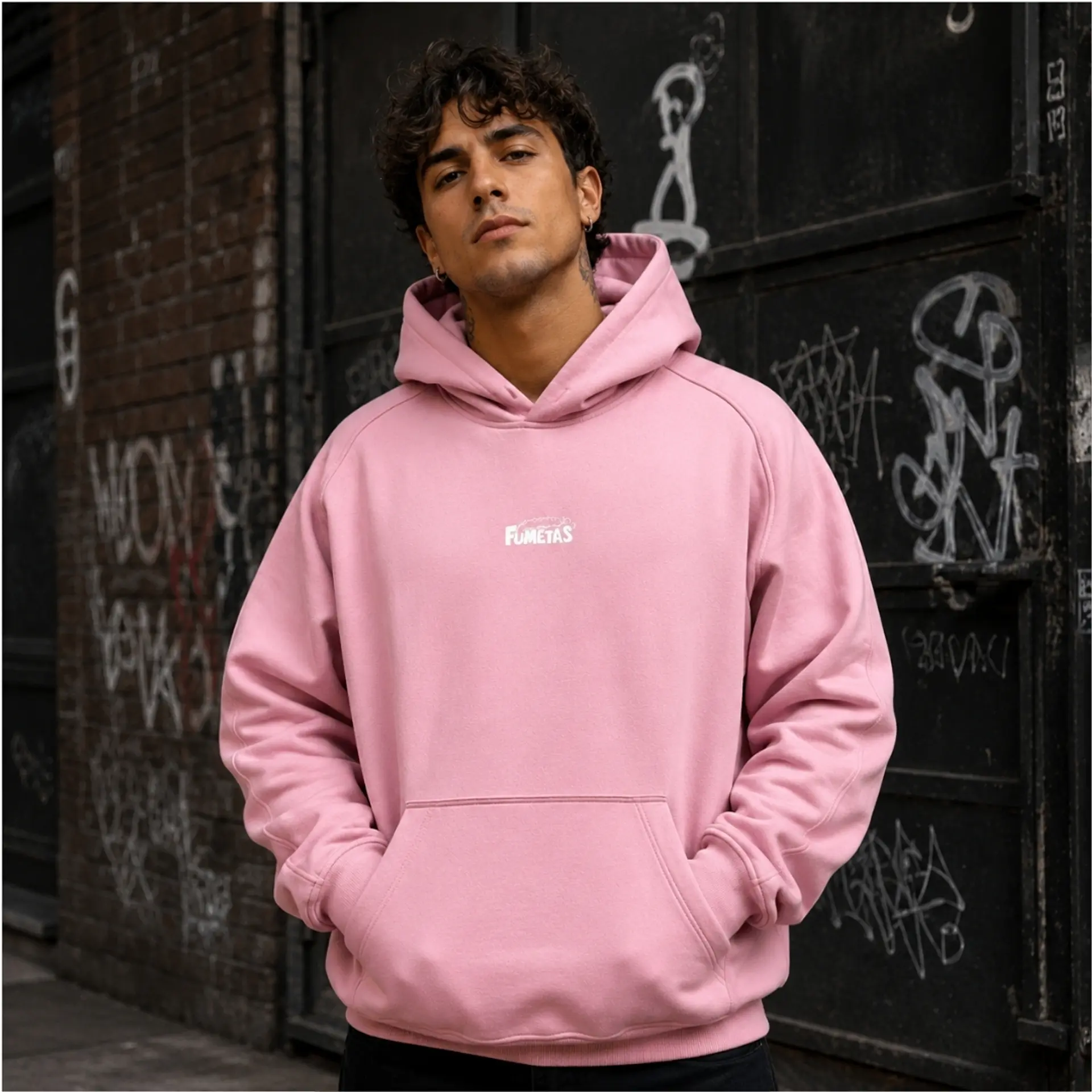 Polerón Hoodie Rosado Cogollito Chill - Fumetas x Endless 3