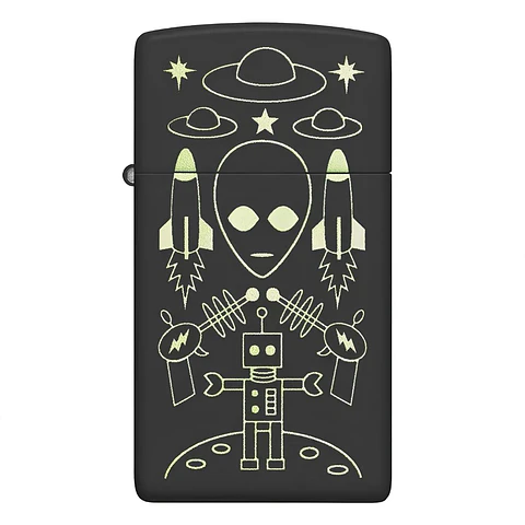 Encendedor Zippo Slim Alien Design 