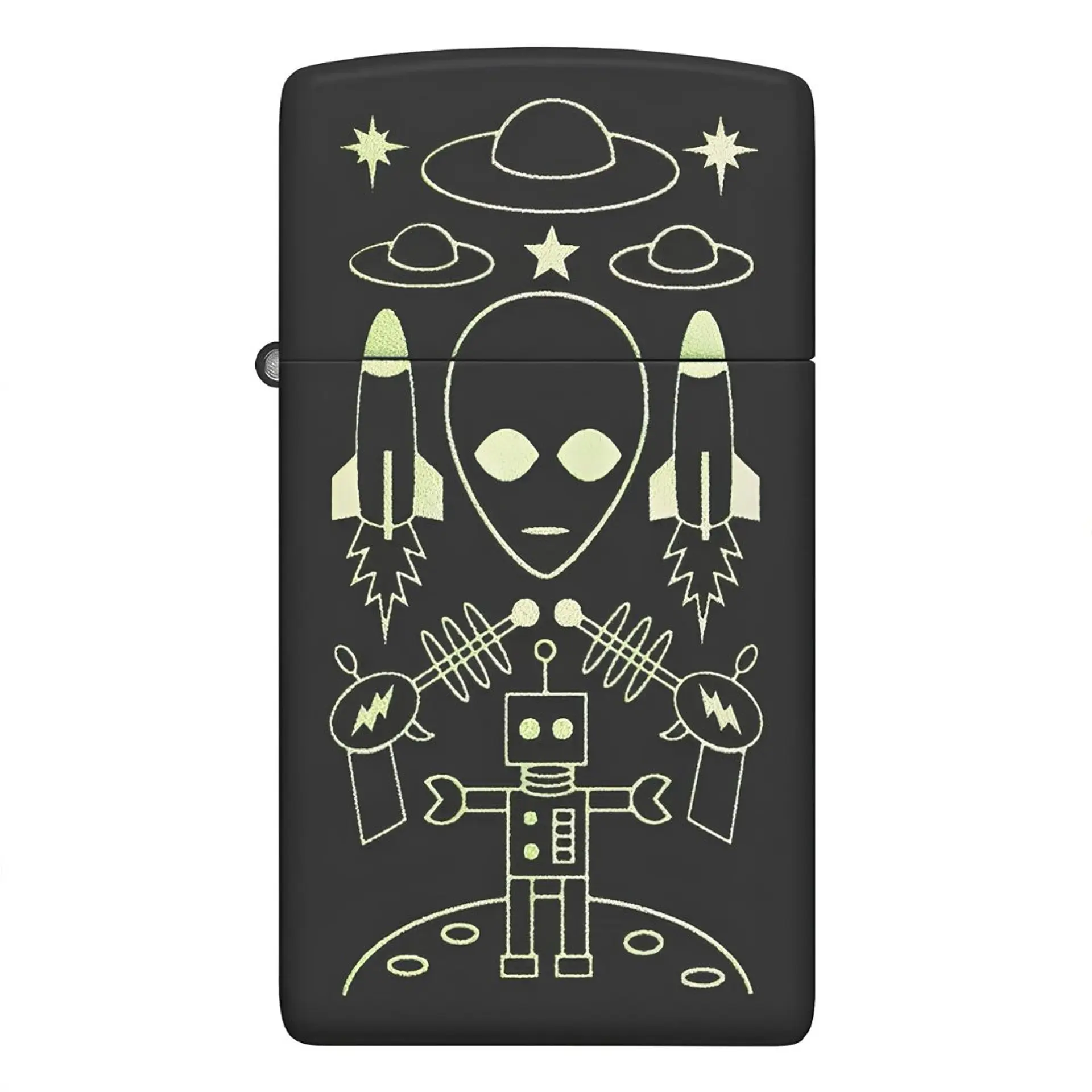 Encendedor Zippo Slim Alien Design  1
