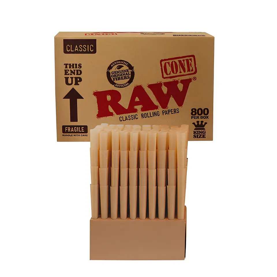 RAW Conos Pre-enrolados King Size - 800 unidades 1