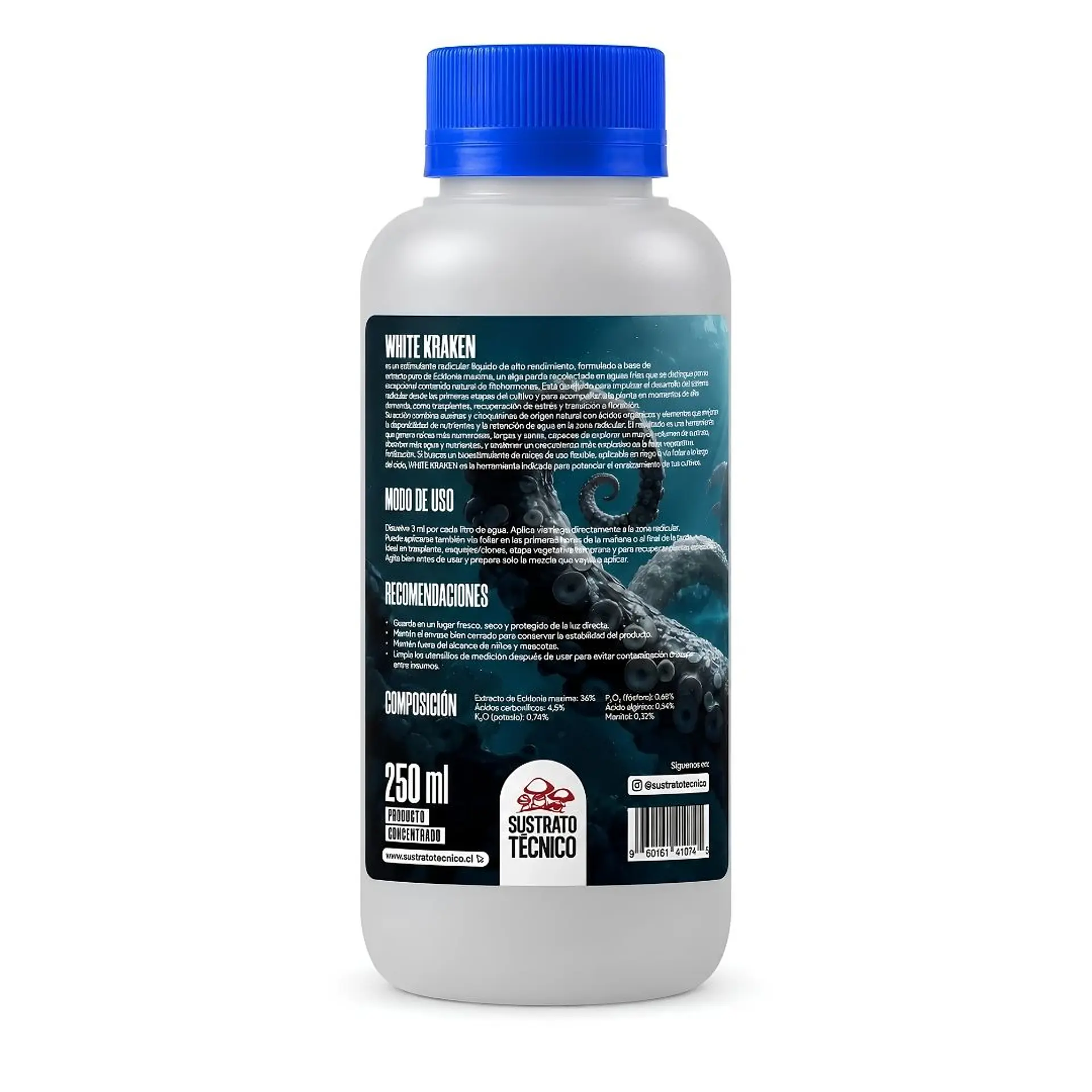 Sustrato Técnico White Kraken 250 ML 2