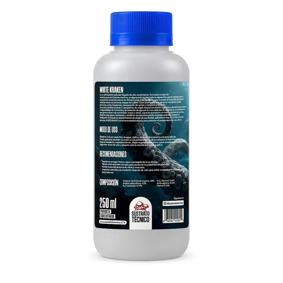 Sustrato Técnico White Kraken 250 ML 2