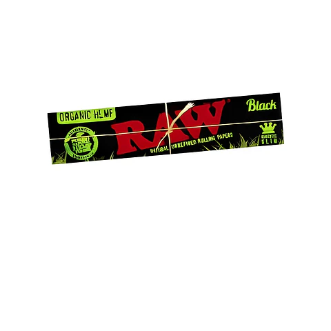 Papelillos RAW Black Organic Hemp King Size