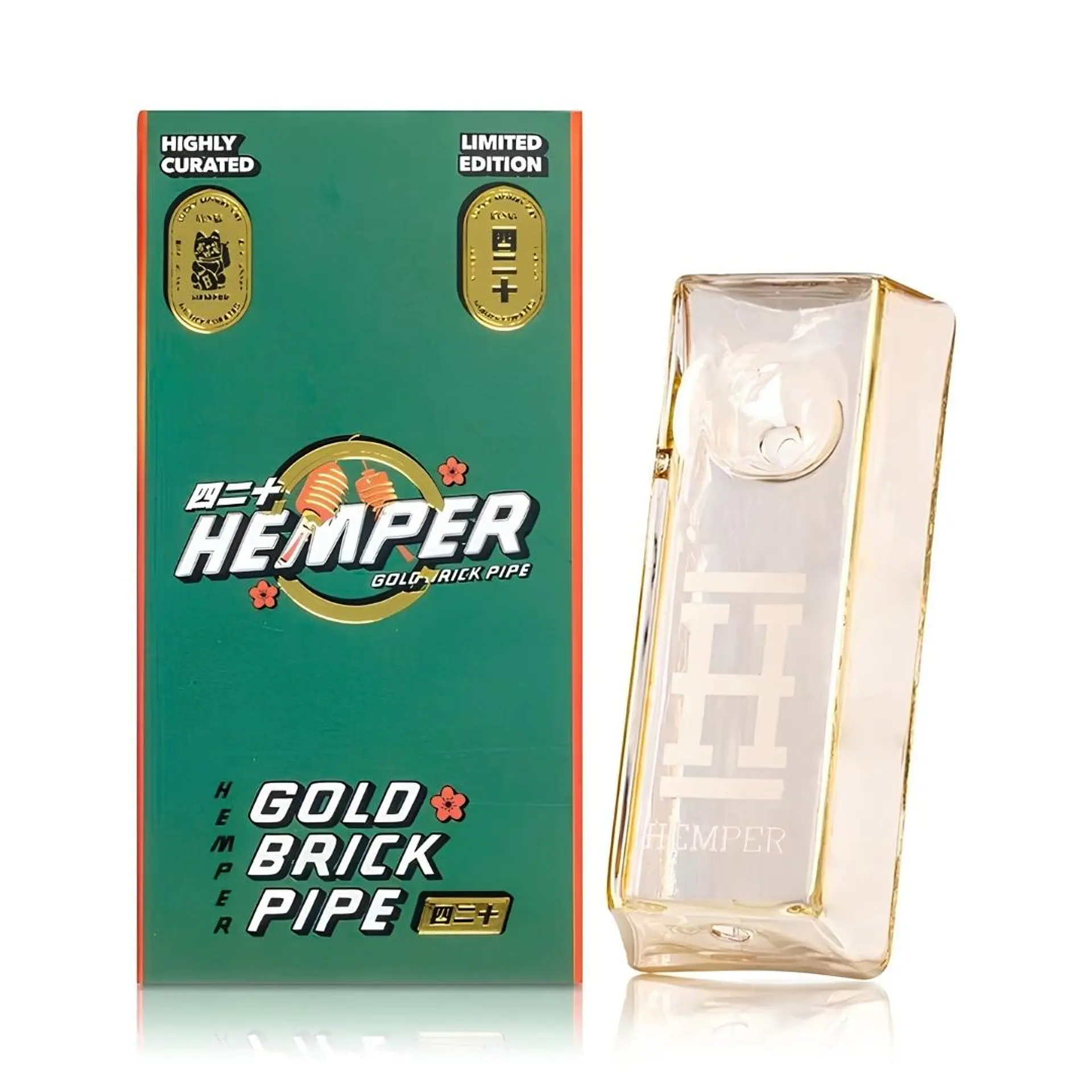 Hemper Pipa Gold Brick 10cm 1