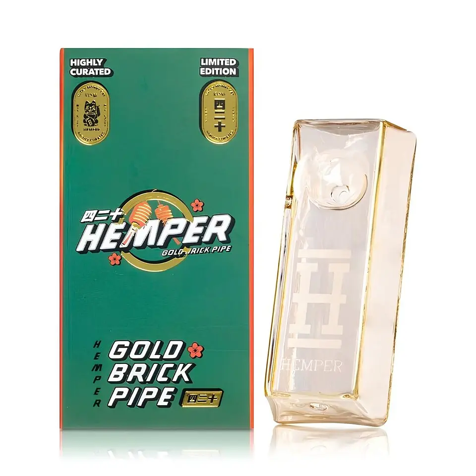 Hemper Pipa Gold Brick 10cm 1